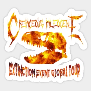 Extinction Event Death Metal Sticker